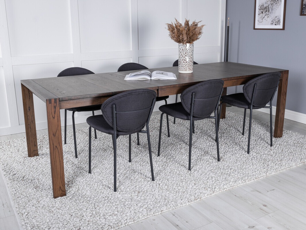 Conjunto de mesas y sillas para comedor Dallas 3329 (Roble oscuro)