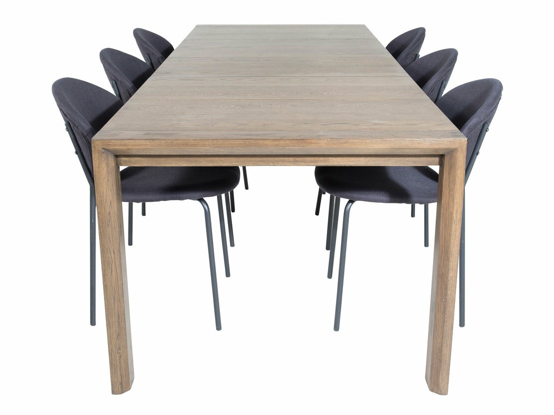 Conjunto de mesas y sillas para comedor Dallas 3329 (Roble oscuro)