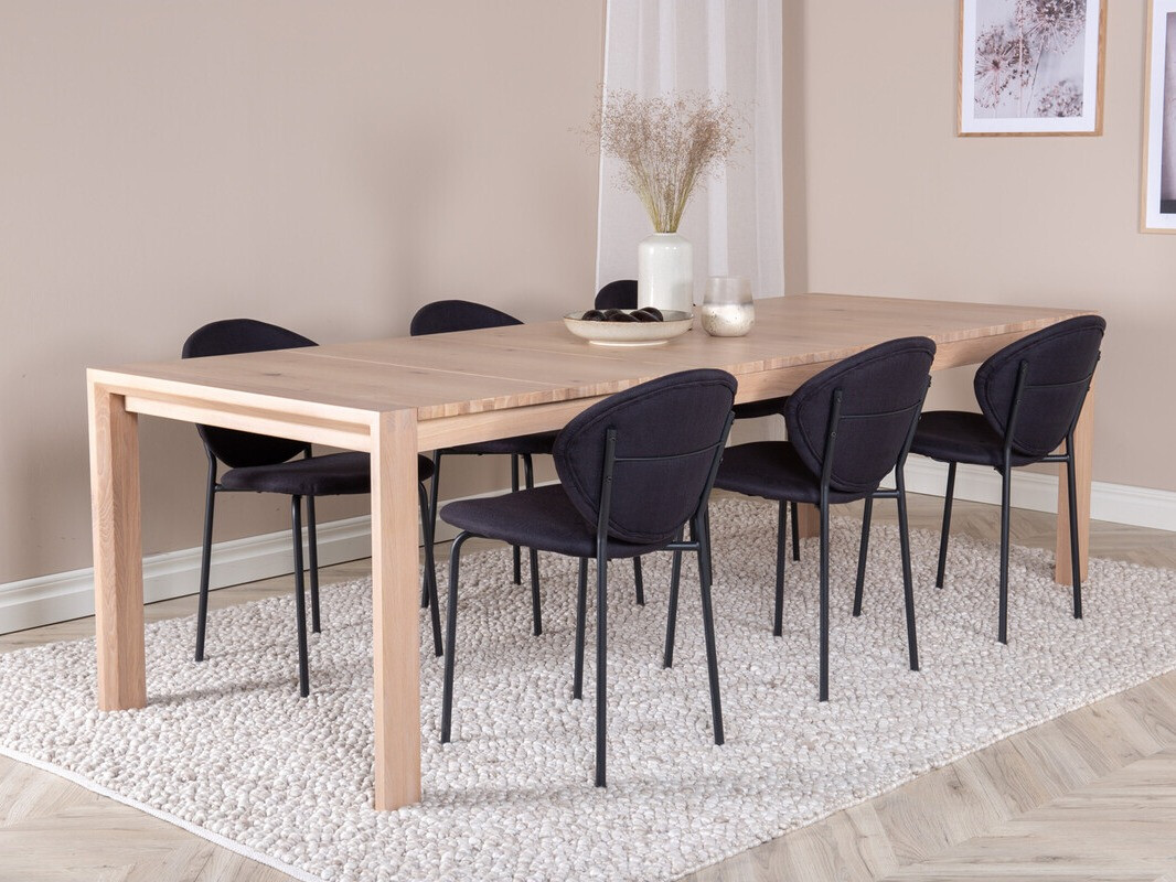 Conjunto de mesas y sillas para comedor Dallas 3329 (Roble)