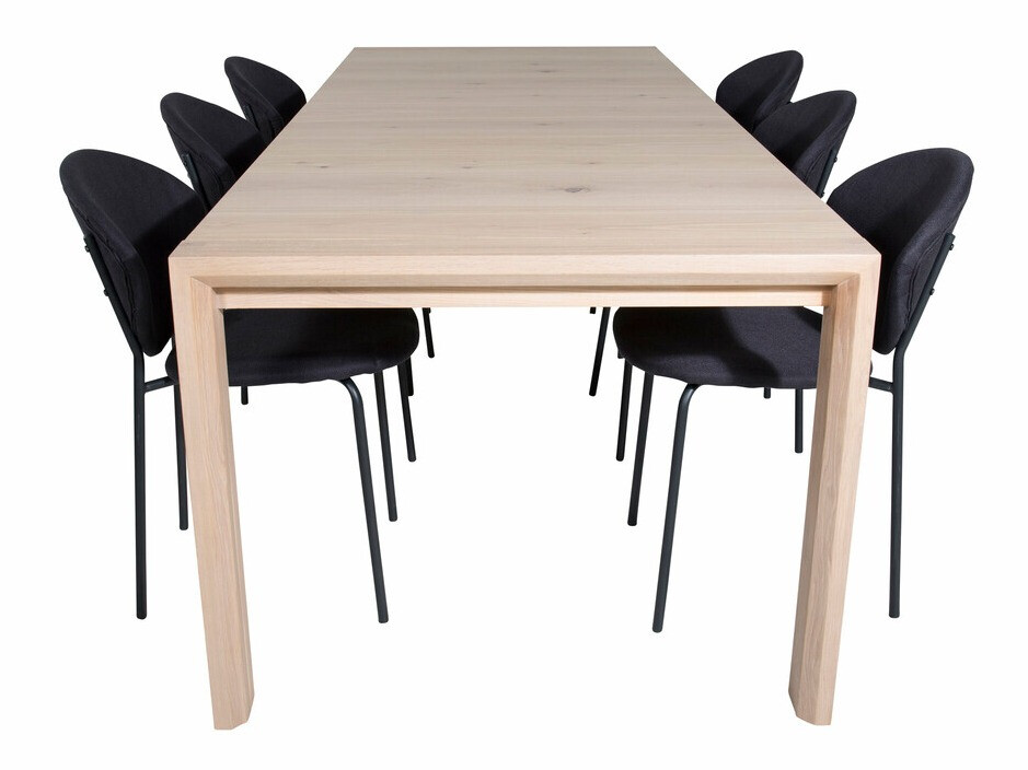 Conjunto de mesas y sillas para comedor Dallas 3329 (Roble)