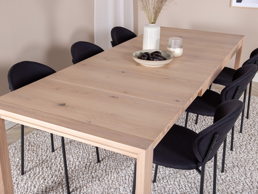 Conjunto de mesas y sillas para comedor Dallas 3329 (Roble)
