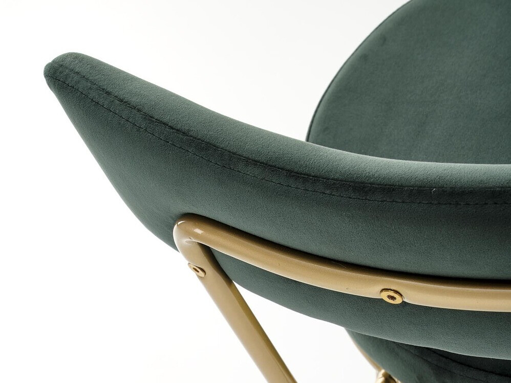 Silla de barra Houston 1570 (Verde + Dorado)