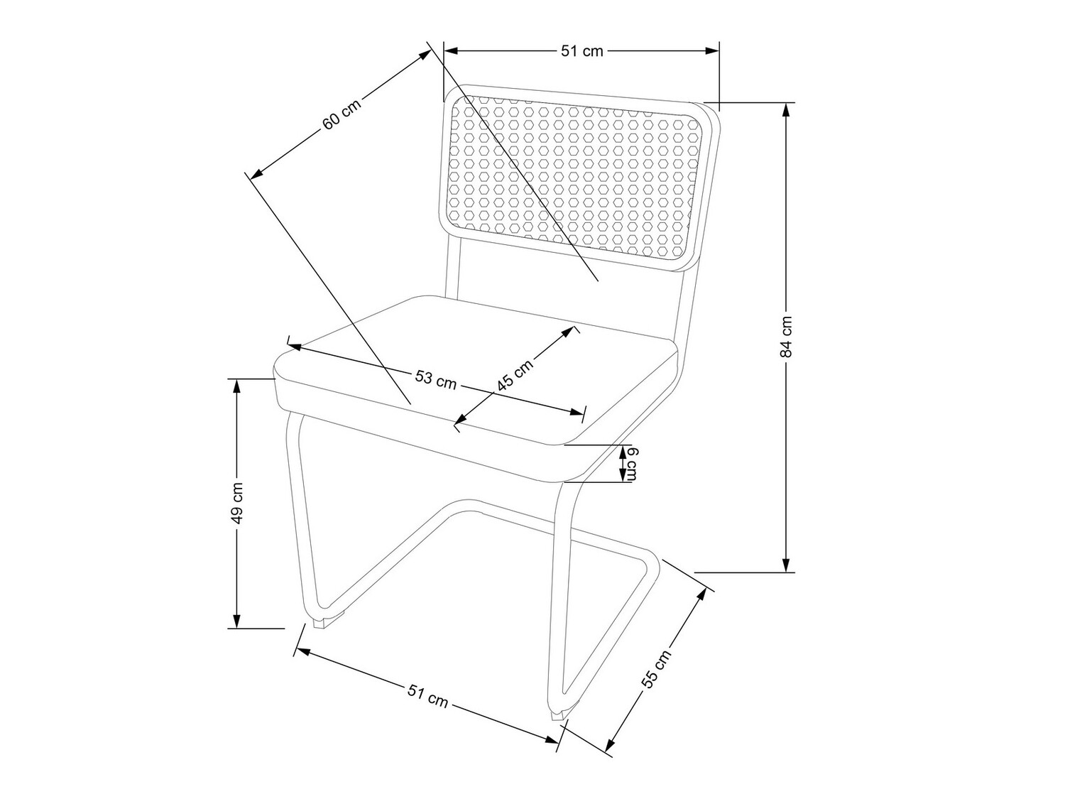 Silla Houston 1465 (Gris)