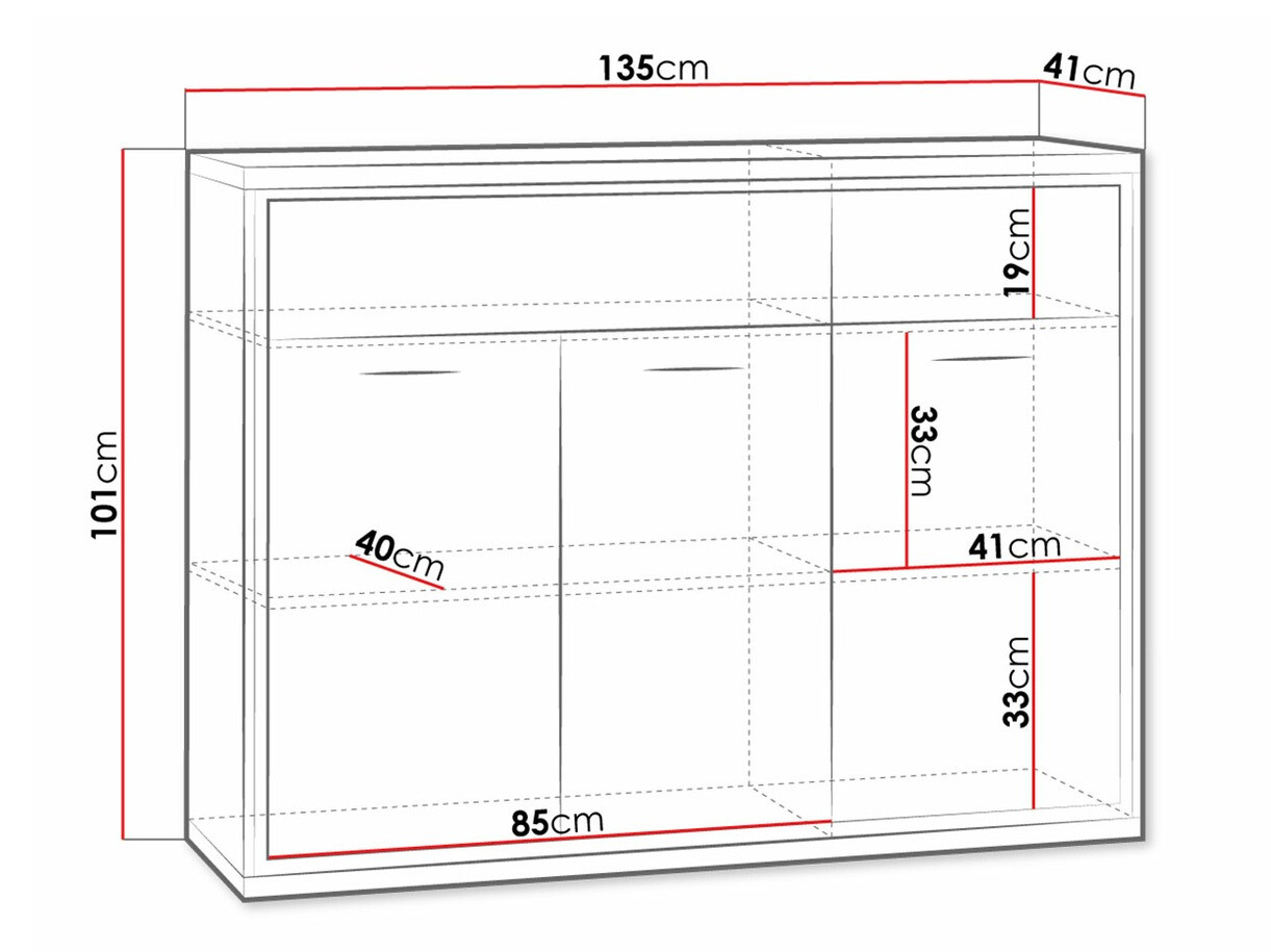 Cómoda Etrmoni 104 (Luminoso madera)
