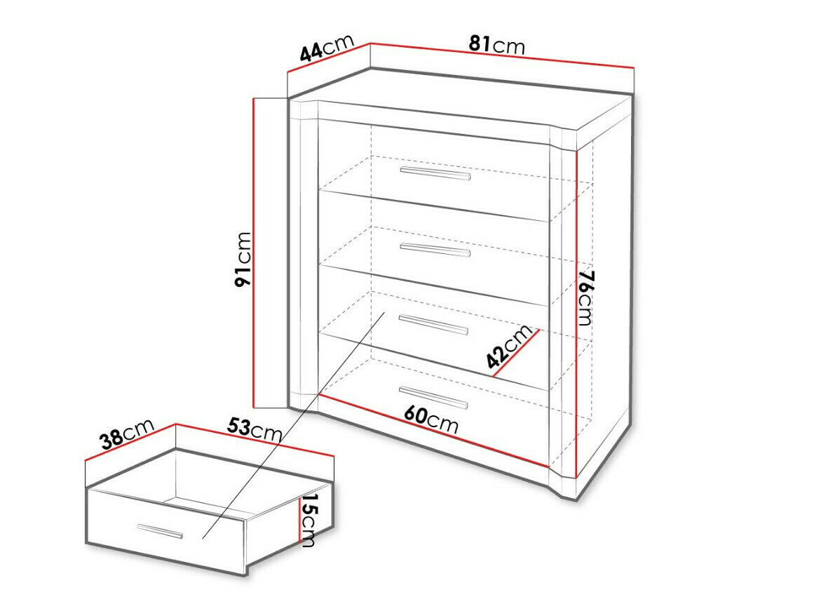 Cómoda Lorelie 103 (Roble Sonoma)