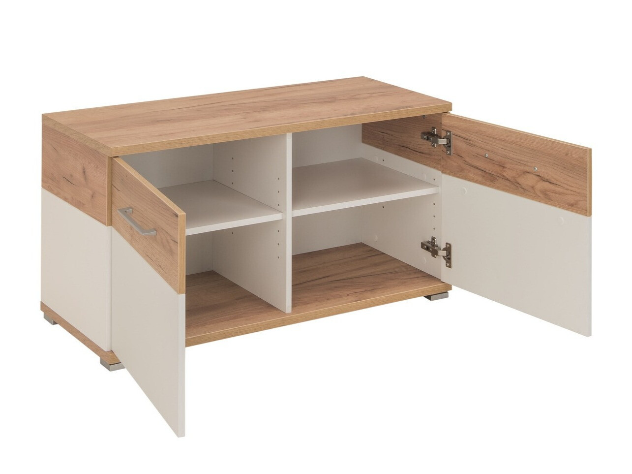 Zapatero Nuveno 102 (Blanco + Navarra roble)