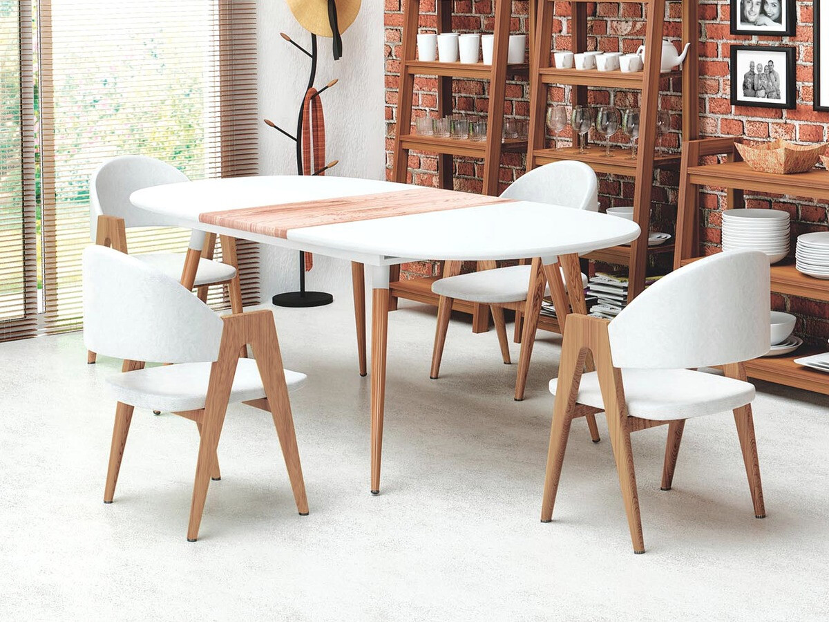 Conjunto de mesas y sillas para comedor Houston 1478