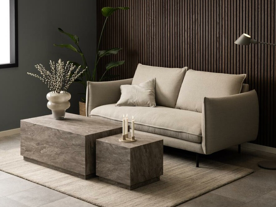 Conjunto mesa de centro Norsica 894 (Mármol gris)