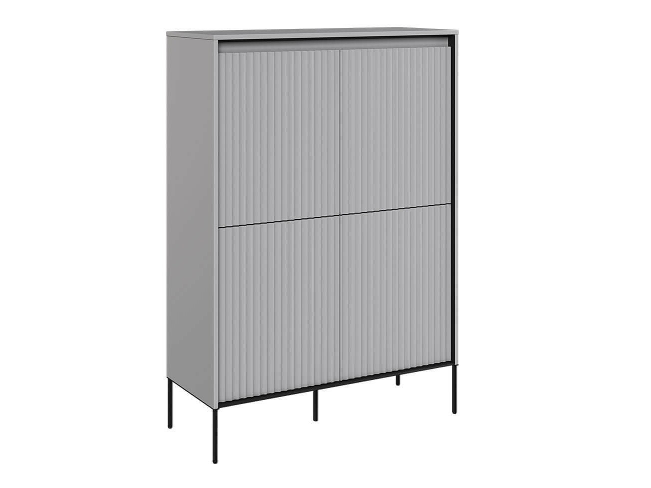 Aparador Fernolu 102 (Gris + Negro)