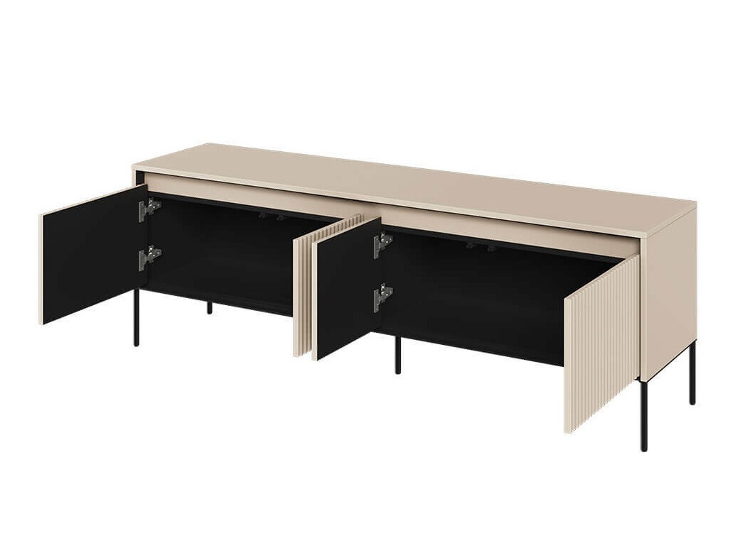 Mueble TV Fernolu 104 (Beige + Negro)