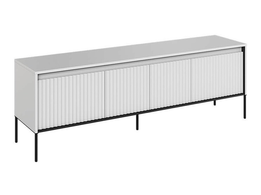 Mueble TV Fernolu 104 (Blanco + Negro)