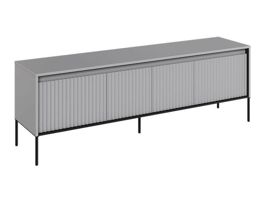 Mueble TV Fernolu 104 (Gris + Negro)