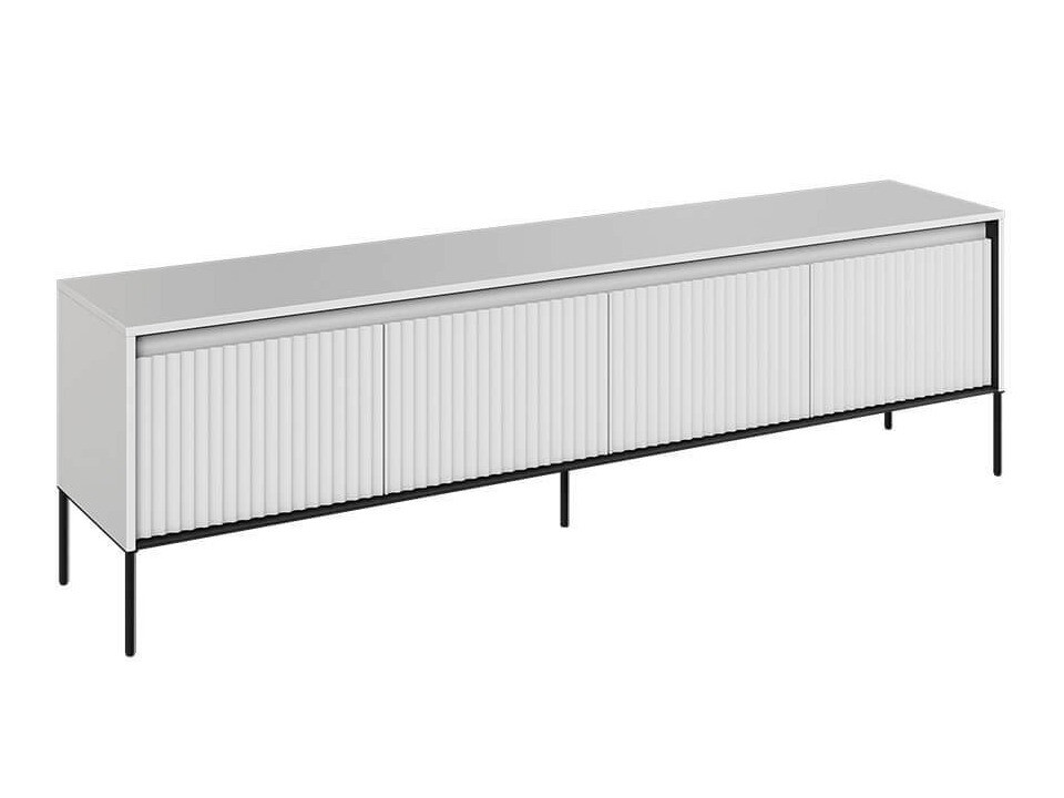 Mueble TV Fernolu 105 (Blanco + Negro)