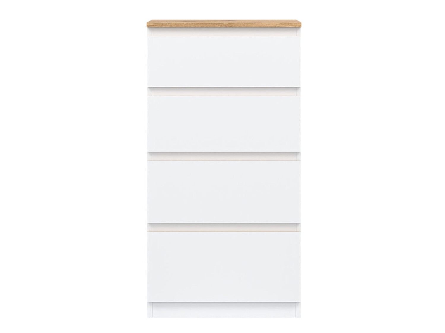 Cómoda Catelbi 103 (Blanco + Roble)