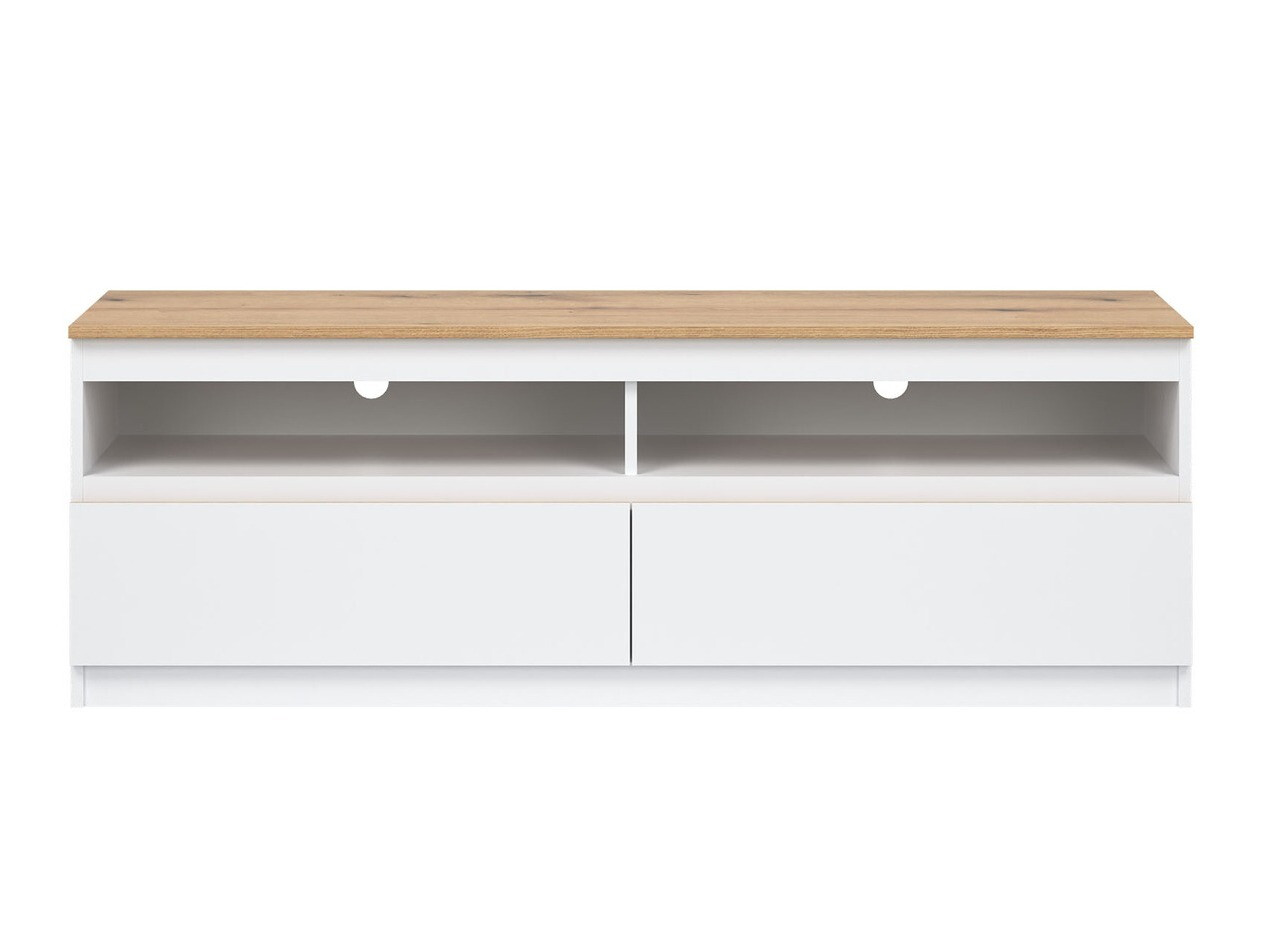 Mueble TV Catelbi 100 (Blanco + Roble)
