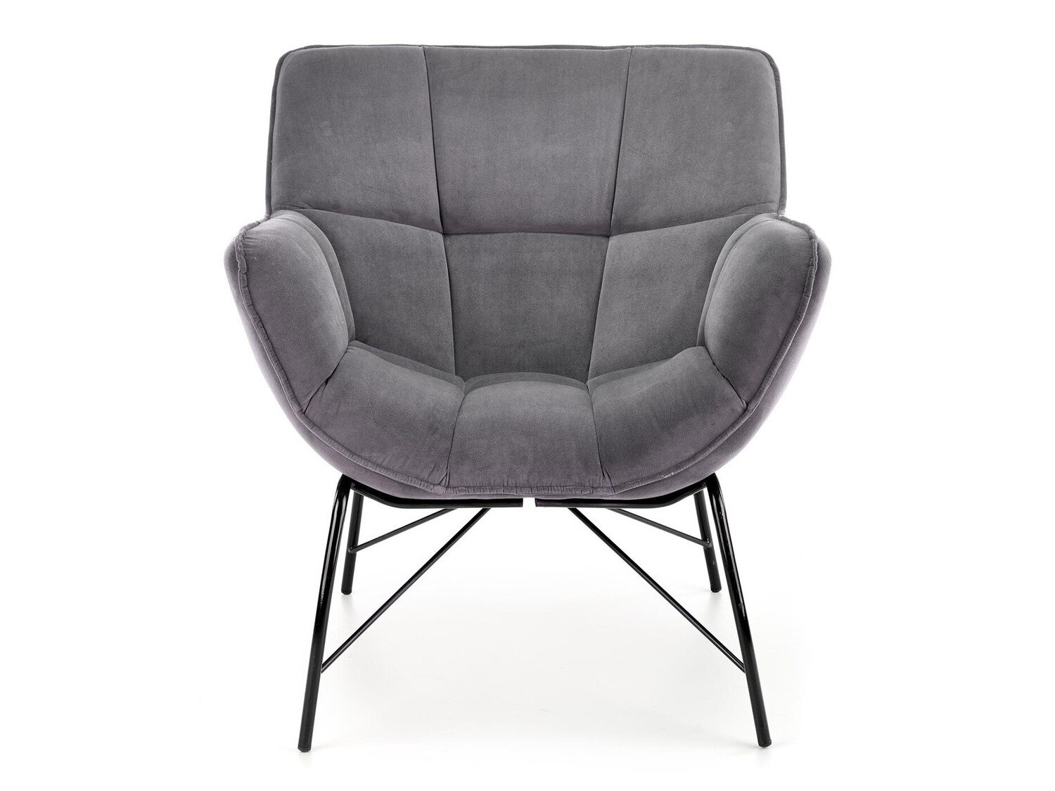Sillón Houston 1485 (Gris + Negro)