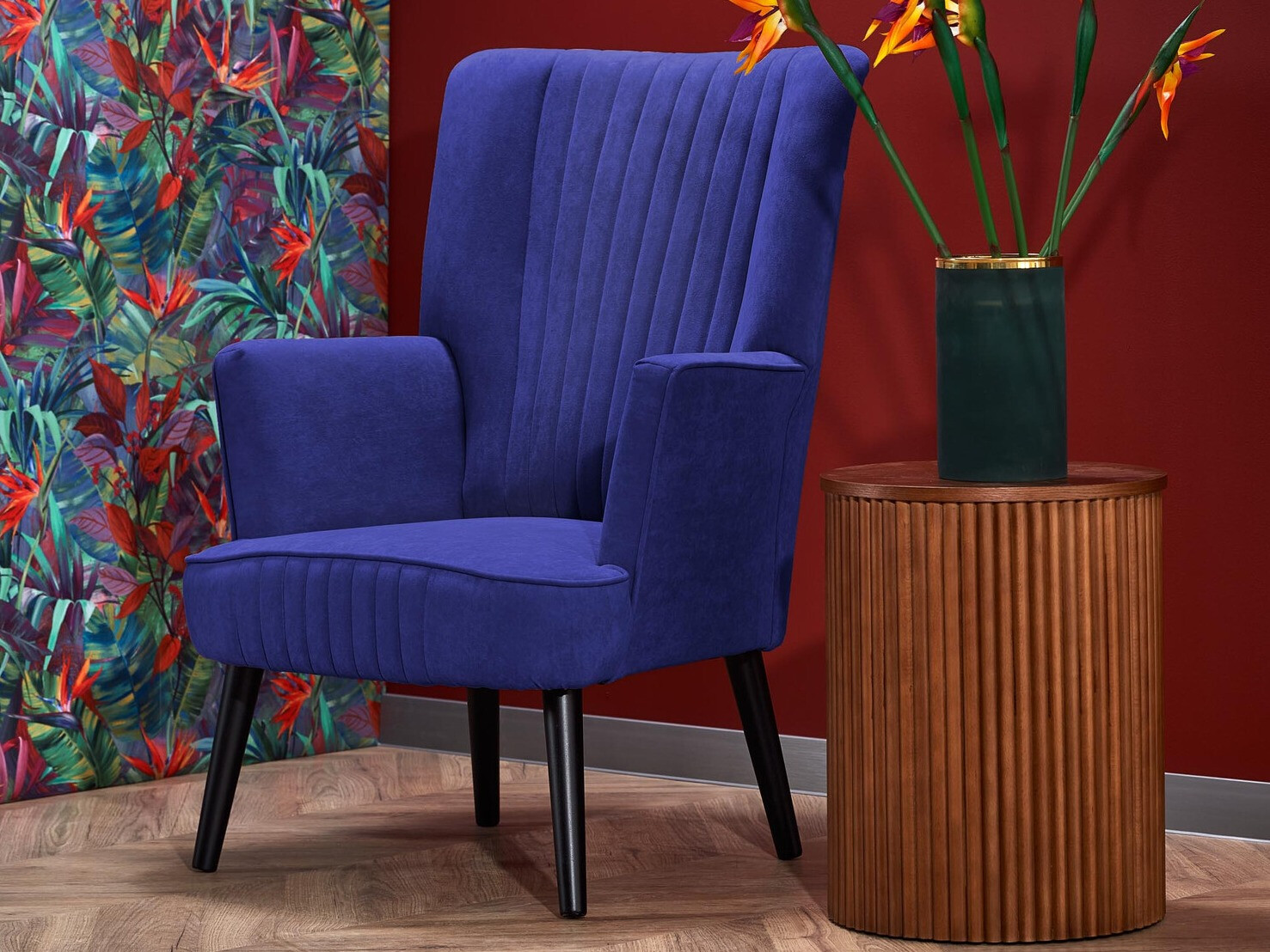 Sillón Houston 955 (Azul + Negro)