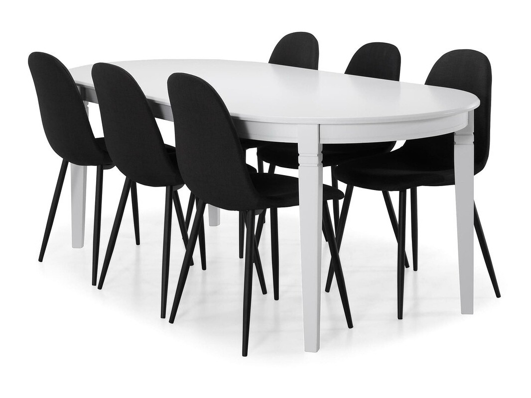 Conjunto de comedor Scandinavian Choice 896 (Negro)