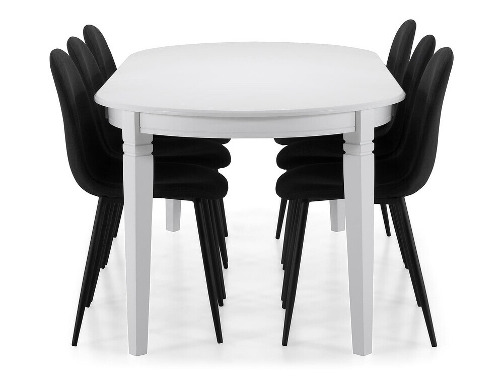 Conjunto de comedor Scandinavian Choice 896 (Negro)