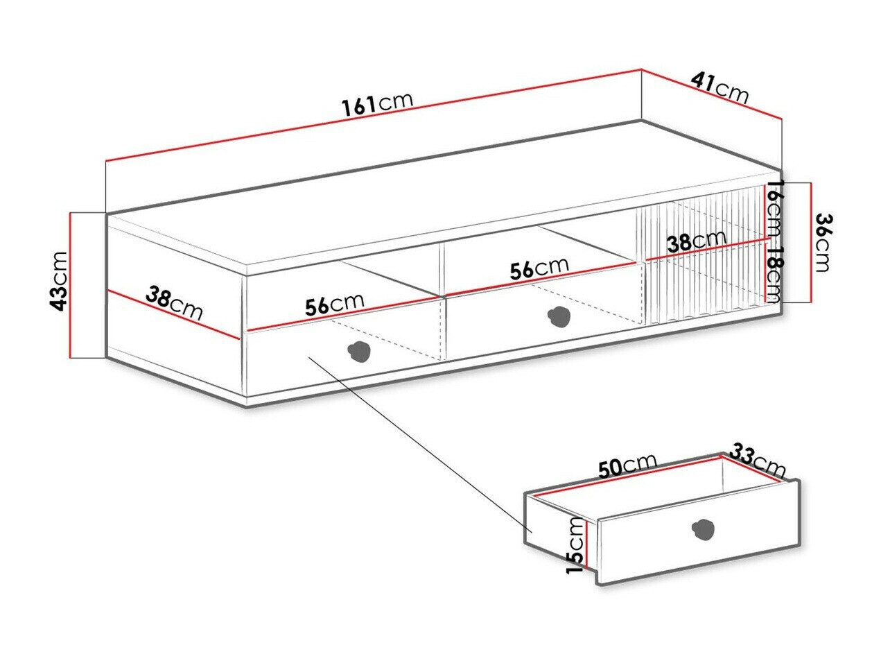 Mueble TV Venmava 105