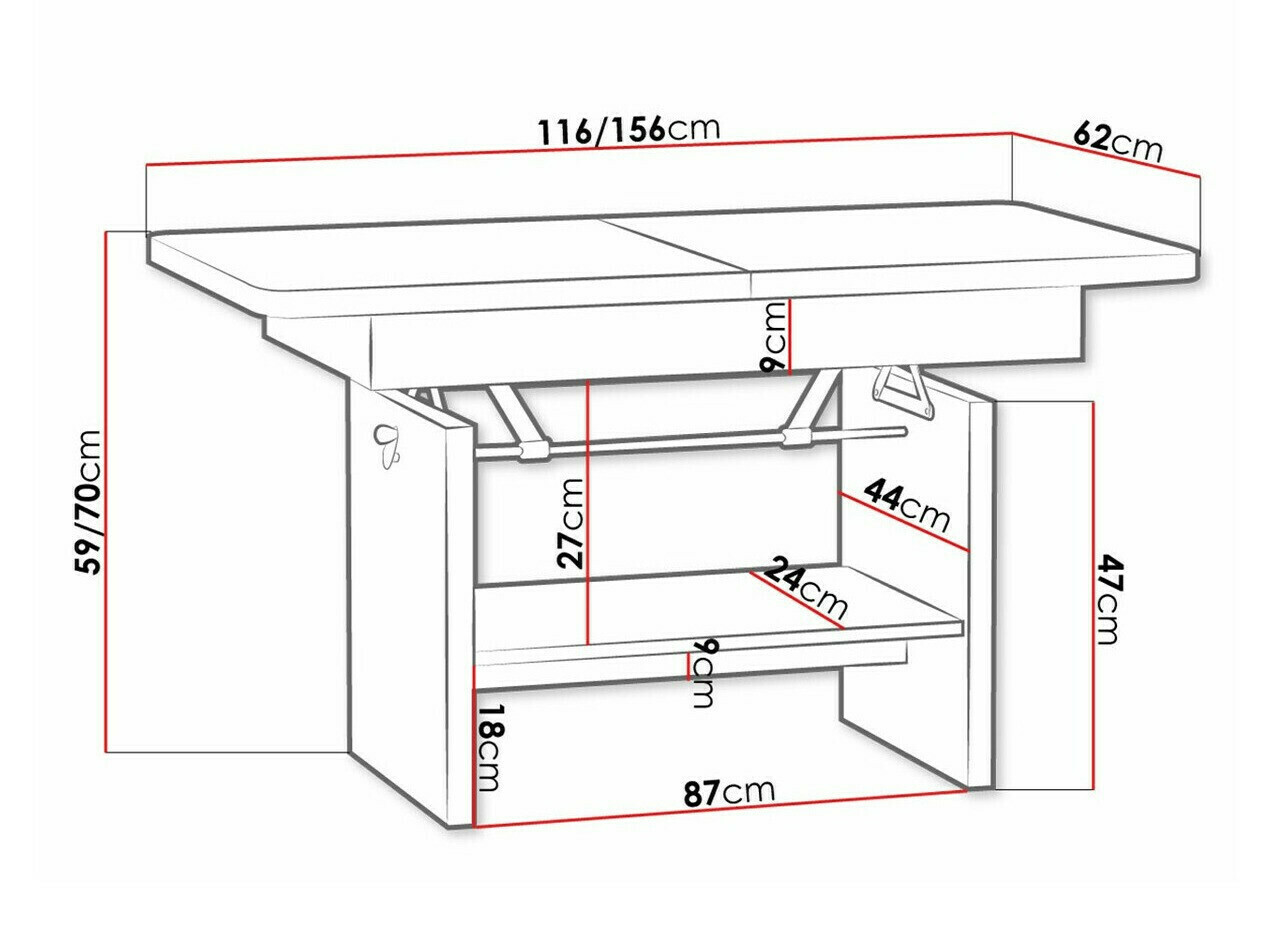 Transforming mesa de centro Stanton 108 (Triufel)