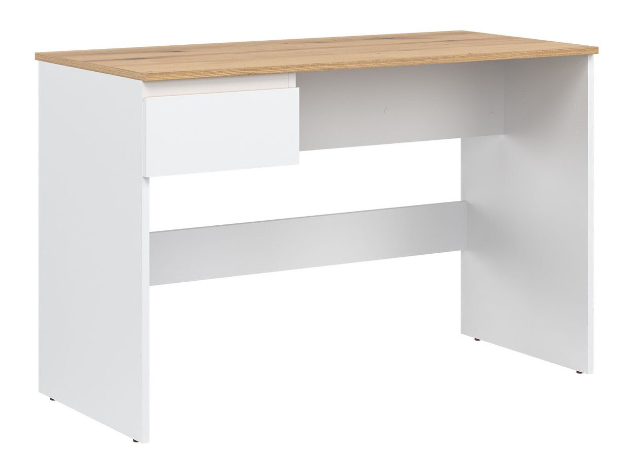 Mesa de oficina Catelbi 112 (Blanco + Roble)