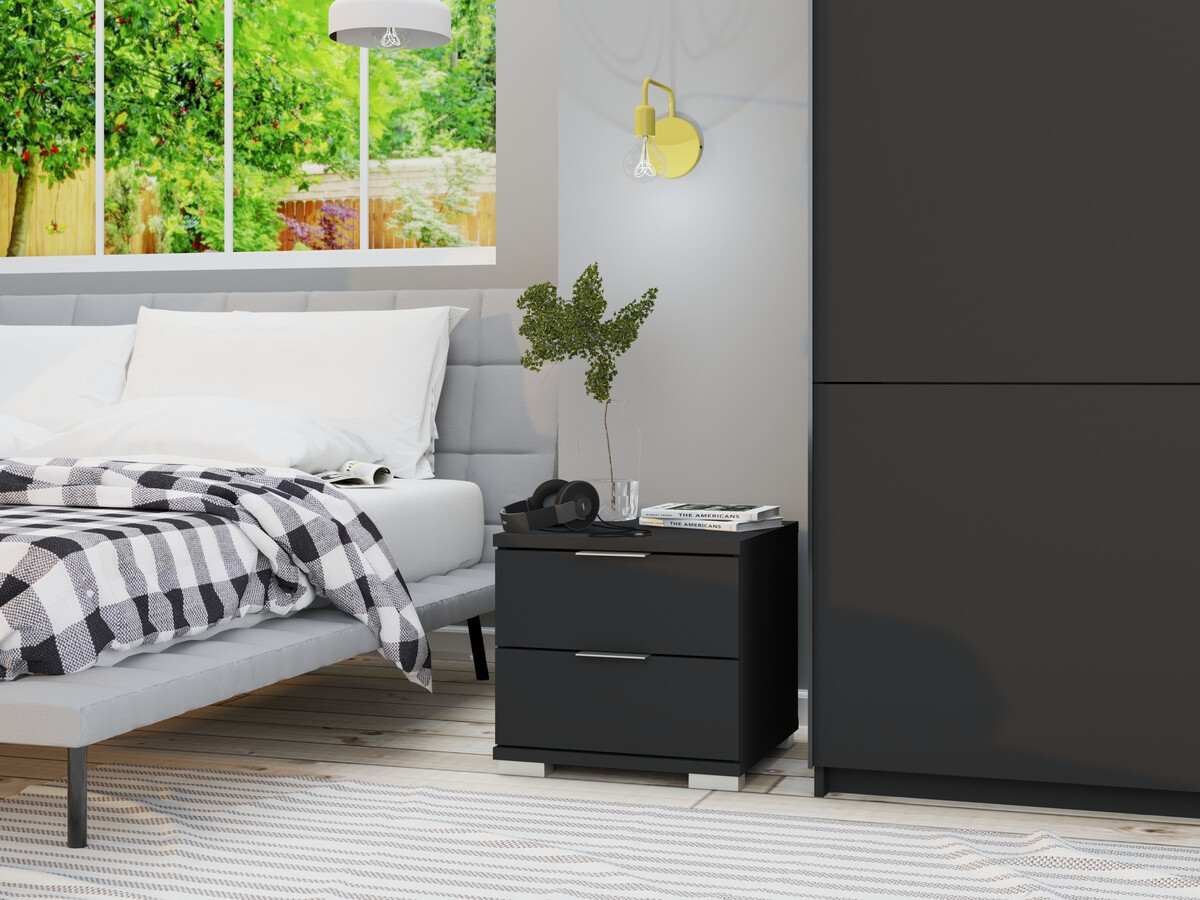 Mesilla de noche Bristol 177 (Negro)