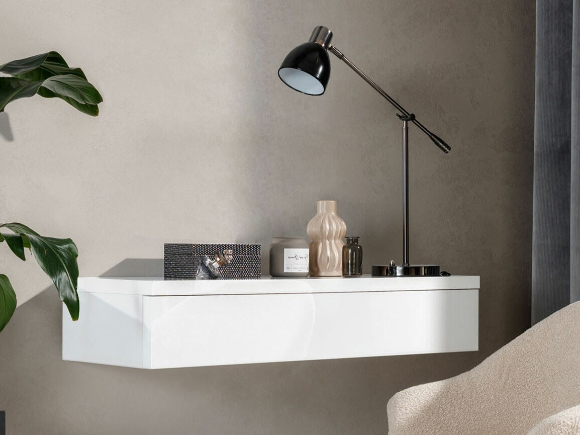 Tocador Providence 186 (Blanco + Blanco brillante)