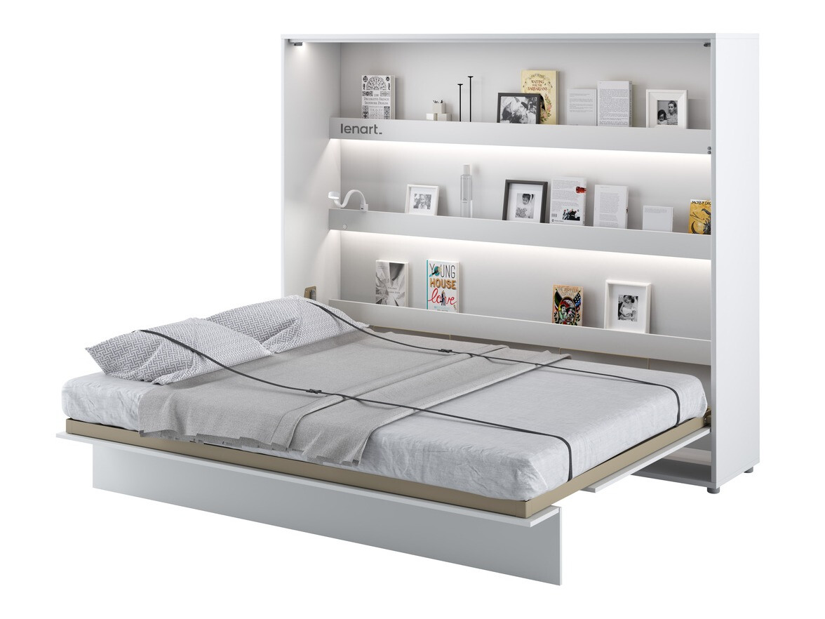 Cama plegable Concept Pro Lenart Levfere 115 (Blanco)
