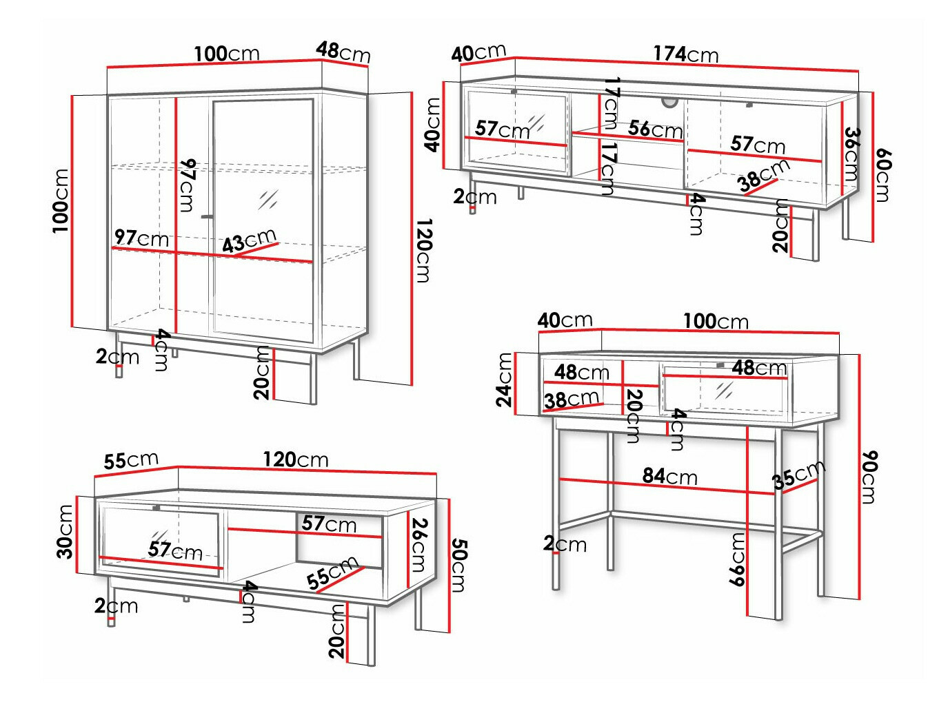 Conjunto de salón Comfivo 421
