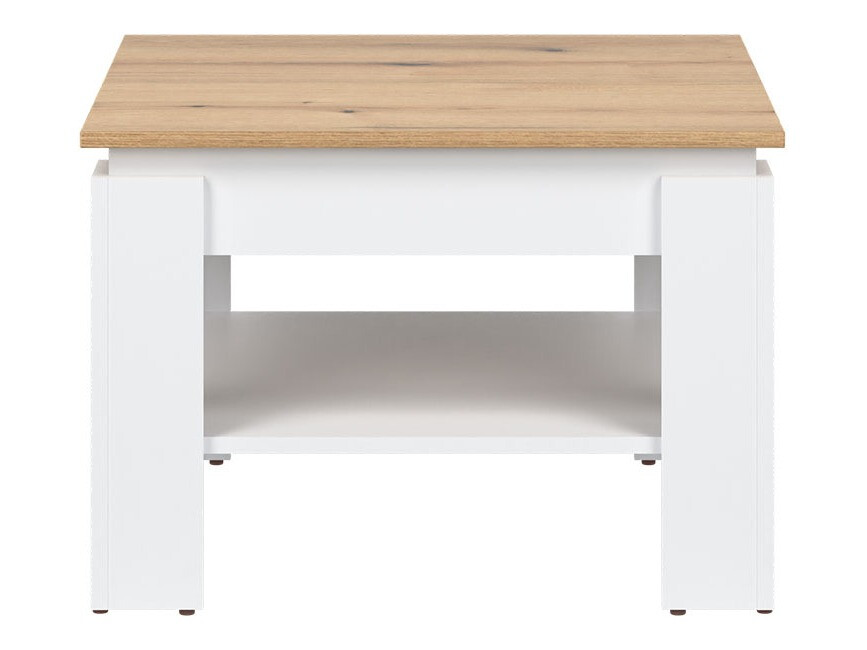 Mesa de centro Catelbi 114 (Blanco + Roble)