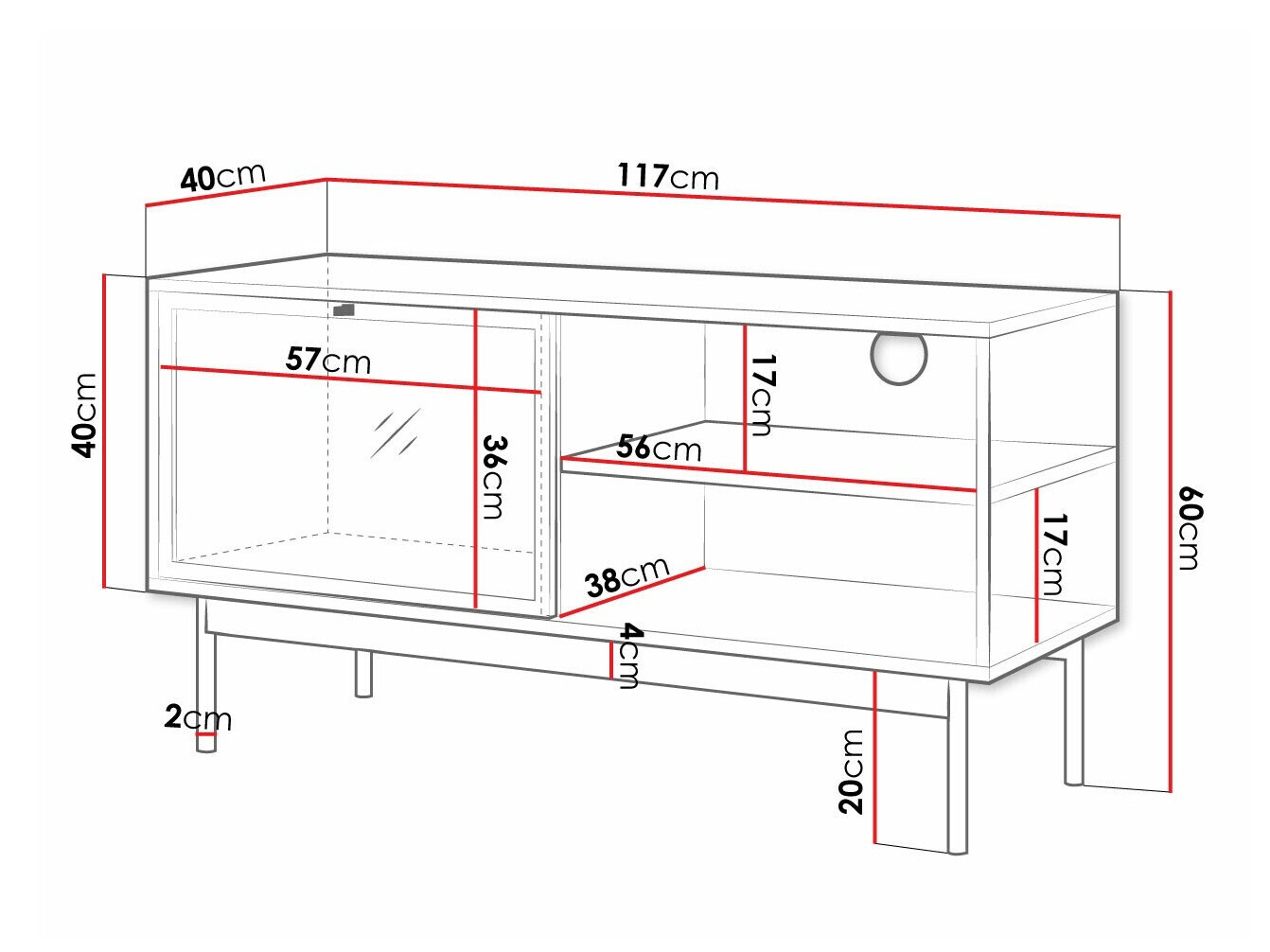 Mueble TV Comfivo 414