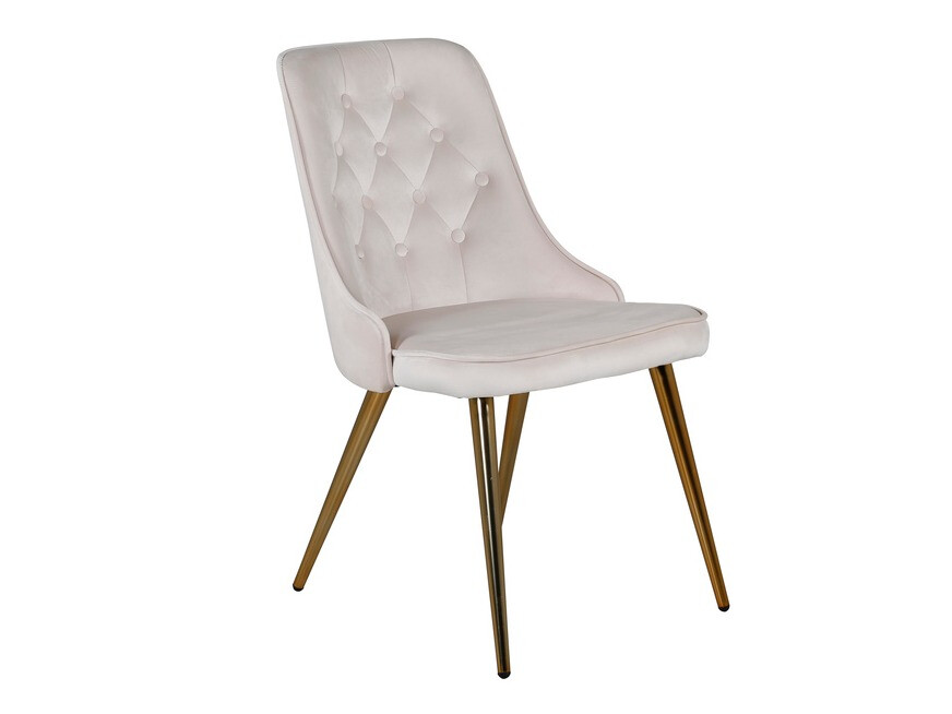 Conjunto de comedor Dallas 1673 (Beige + dorado)