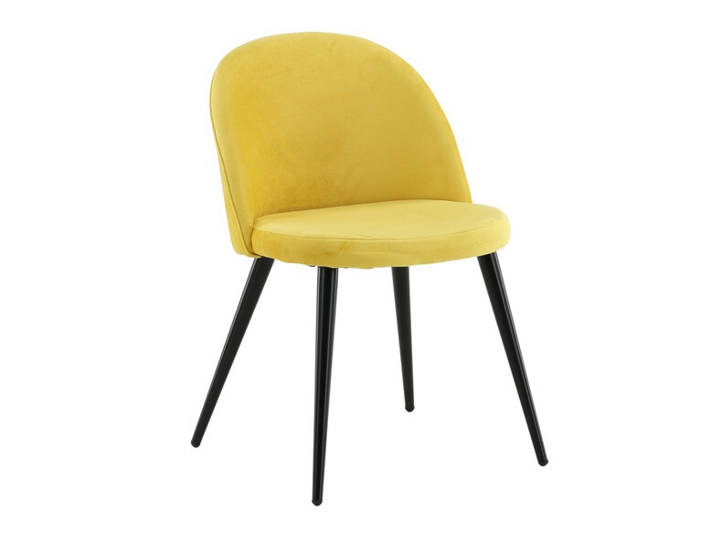 Conjunto de comedor Dallas 1692 (Amarillo + Negro)