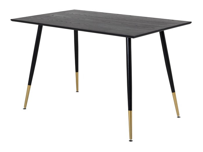 Conjunto de mesas y sillas para comedor Dallas 1673 (Gris + dorado)