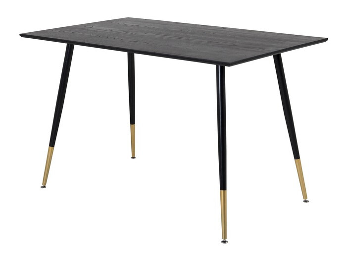 Conjunto de mesas y sillas para comedor Dallas 1694 (Negro + Gris)