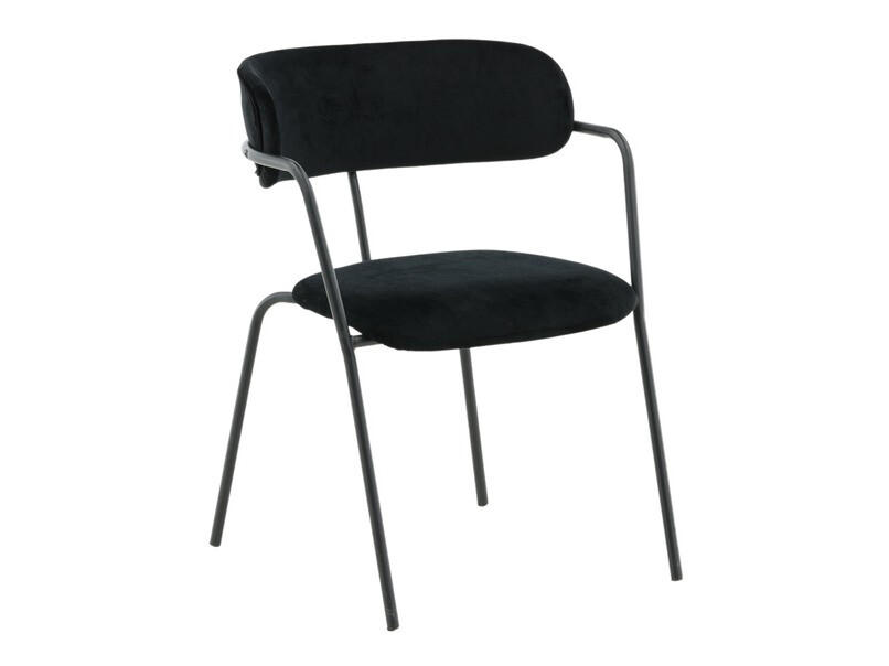 Conjunto de mesas y sillas para comedor Dallas 1694 (Negro + Gris)