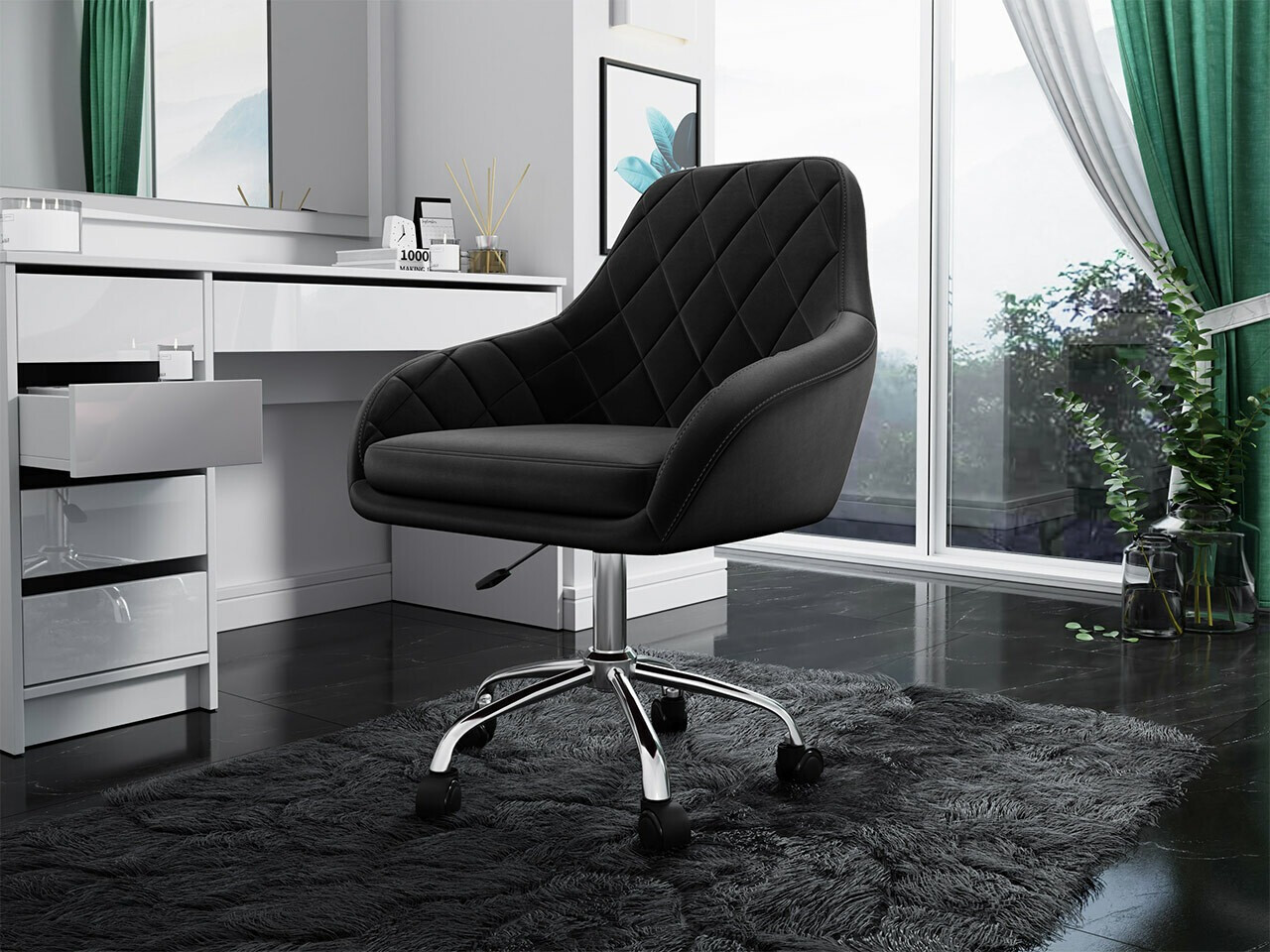 Silla de oficina Comfivo 340 (Negro)