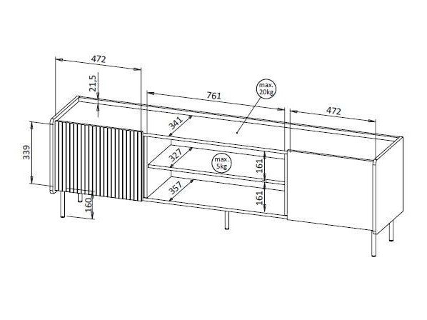 Mueble TV Tivsali 121