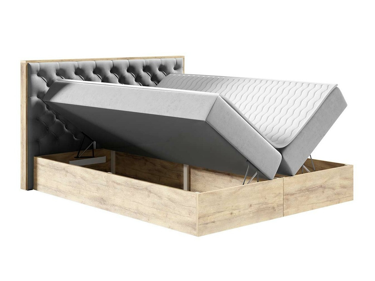 Cama continental Baltimore 182 (Roble wotan + Faro 14)