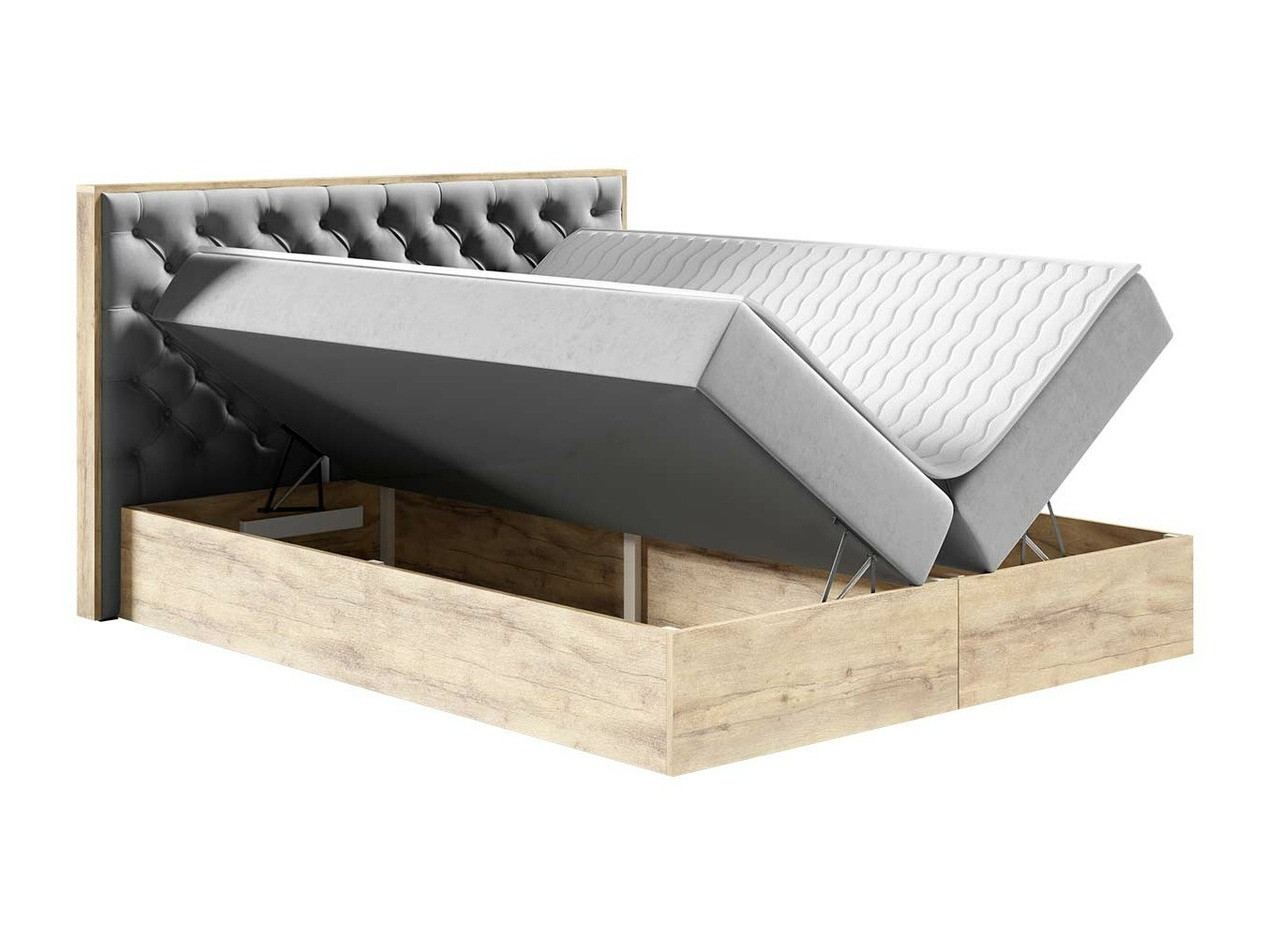 Cama continental Baltimore 182 (Roble wotan + Faro 4)