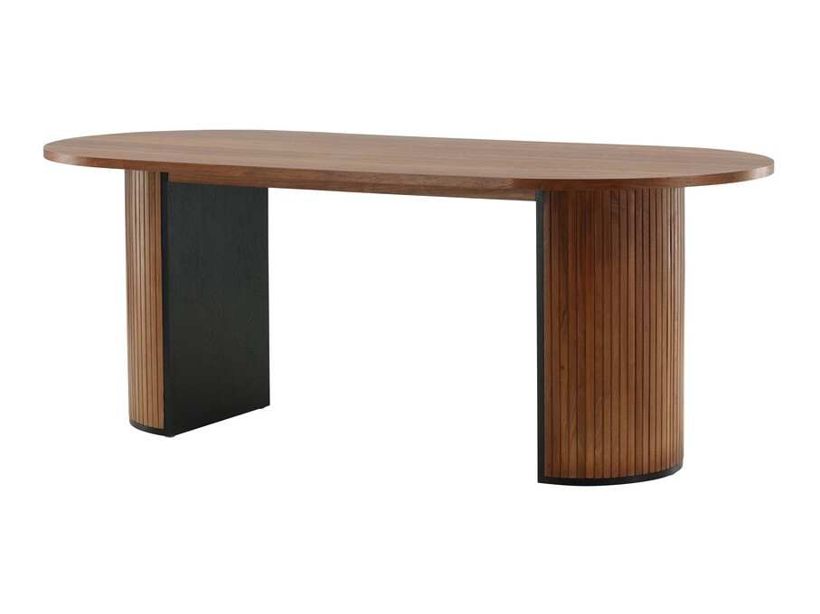 Conjunto de mesas y sillas para comedor Dallas 2749 (Crema + Negro)
