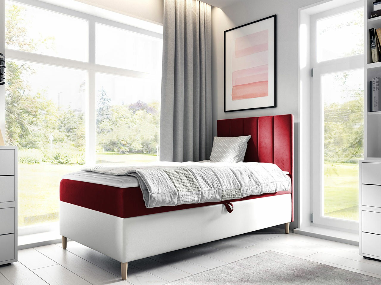 Cama continental Baltimore 170 (Soft 017 + Fresh 8)