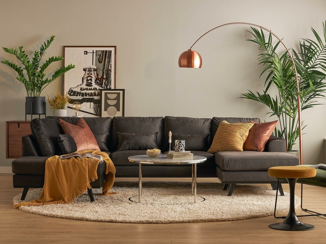 Sofá rinconero Floromo 121 (Monolith 95)