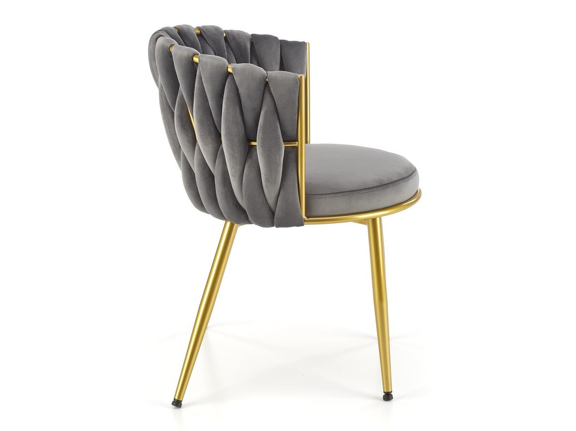 Silla Houston 1506 (Gris + Dorado)