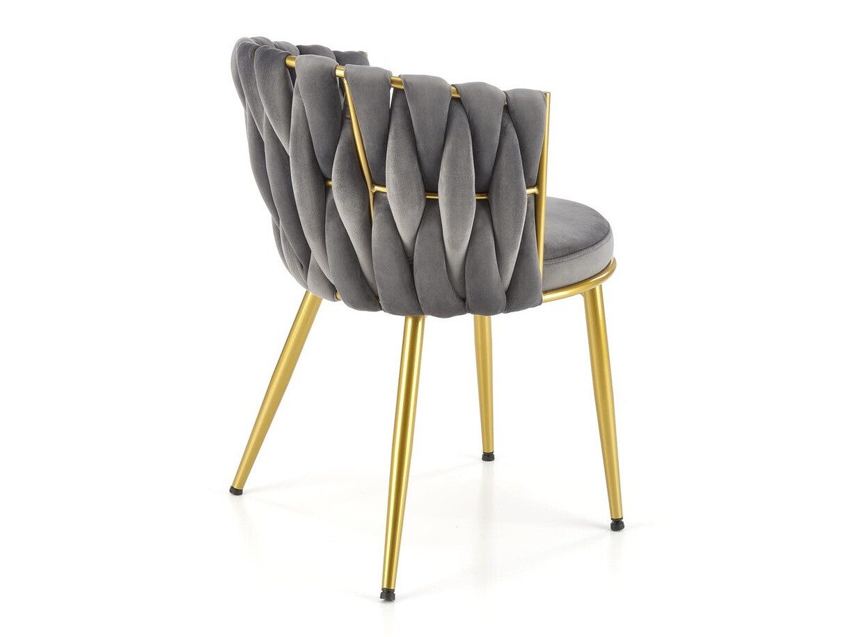 Silla Houston 1506 (Gris + Dorado)