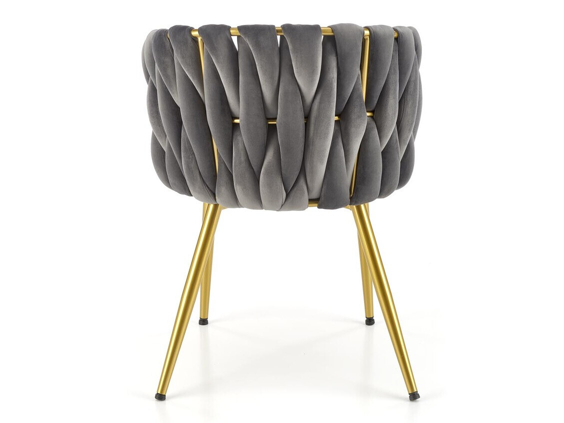 Silla Houston 1506 (Gris + Dorado)