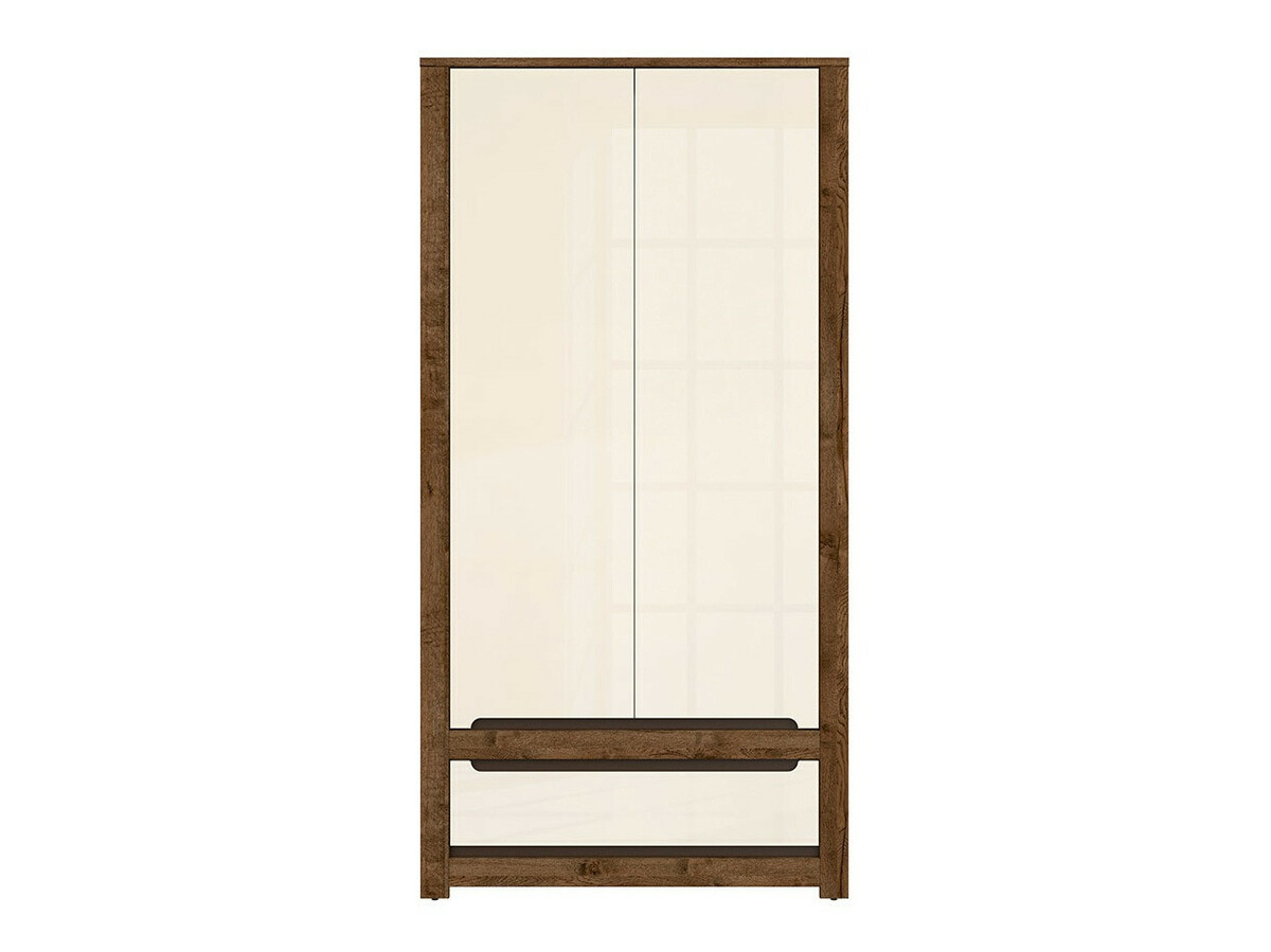 Armario Ophevaru 109 (Crema brillante + April roble)