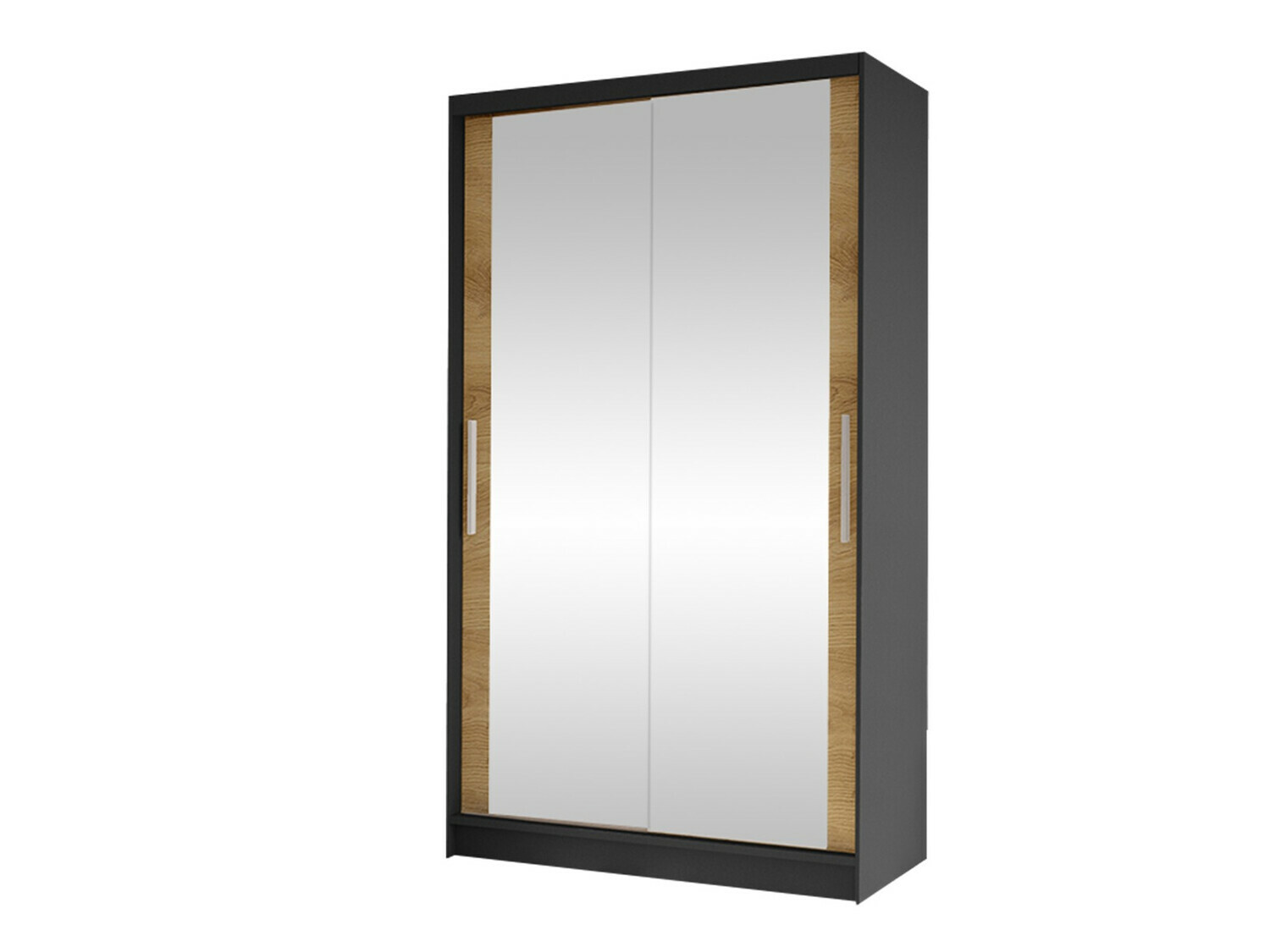 Armario Closico Structor VII (Negro + Roble Artisan)