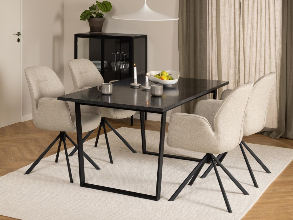 Conjunto de mesas y sillas para comedor Norsica 715